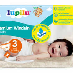 Scutece de copii cu uscare si absorbtie rapida, tip chilotei bebelusi, nr. 3, 6-10 kg, 56 buc/pachet