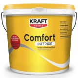 Vopsea Lavabila Mata Alba Kraft Comfort Interior / 8.5L