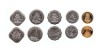 BAHAMAS █ SET COMPLET DE MONEDE █ 1+5+10+15+25 Cents █ 2005-2009 █ UNC, Asia
