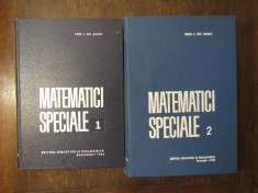 MATEMATICI SPECIALE-I.GH.SABAC 2 VOLUME foto