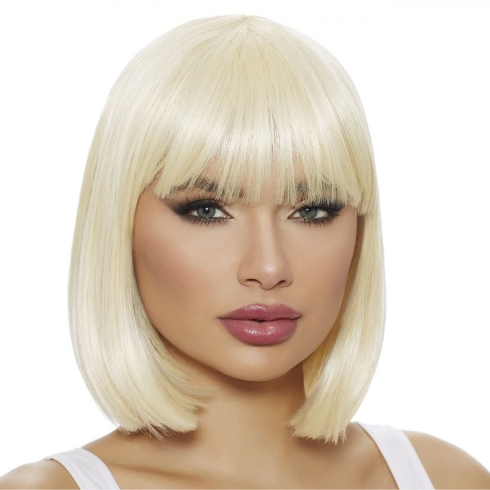 Peruca Deghizare, Sintetic, Blond, Coafat pana la 120░C