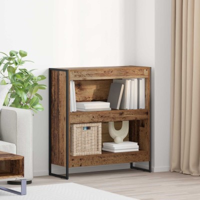 vidaXL Dulap pentru cărți Lemn Vechi 80 x 30 x 155 cm Lemn compozit 886412 foto