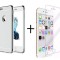 Pachet husa Apple iPhone 6 Plus/6S Plus,MyStyle Elegance Luxury 3in1 Silver, folie de sticla gratis