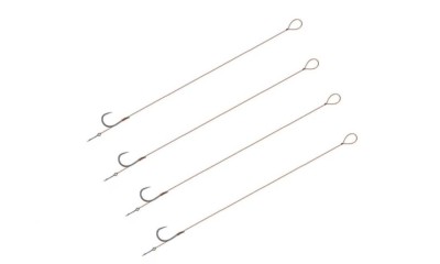 Set 4 Carlige legate, Fara Barbeta, Method Accesorii pescuit &amp;gt; Nada si momeli cu carlig legat cu spin de momeala, foto