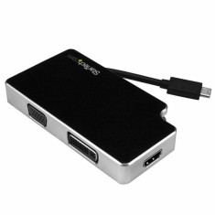 USB C to VGA/HDMI/DVI Adapter Startech CDPVGDVHDB Silver foto