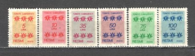 Turcia.1981 Timbre de serviciu-Ornamente ST.168 foto