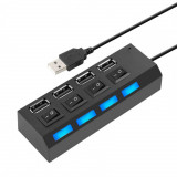 Hub USB spliter Hi-Speed 4 porturi USB2.0 HighSpeed + switch TED284130 - PM1, Ted Electric