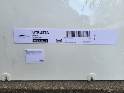 Poliță fixa cu ventilație Ikea Utrusta foto