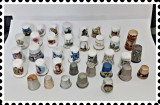 Lot 24 degetare de colectie din porțelan + 12 degetare din metal