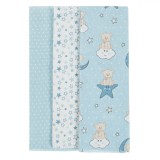 Set Cearceafuri Finet, Baby Cute, Multicolor, Dimensiuni 80x80cm, 4 Bucăți, Oem