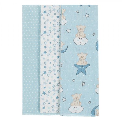 Set Cearceafuri Finet, Baby Cute, Multicolor, Dimensiuni 80x80cm, 4 Bucăți foto