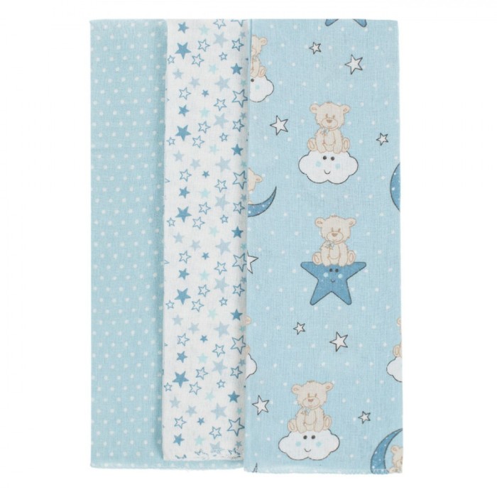 Set Cearceafuri Finet, Baby Cute, Multicolor, Dimensiuni 80x80cm, 4 Bucăți