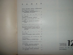 Revista arhitectura nr 12 din anul 1958 foto