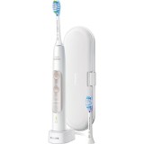 Cumpara ieftin Periuta de dinti electrica Philips Sonicare ExpertClean 7300 HX9601/03, 3 programe, 2 capete, Bluetooth, Alb/Auriu