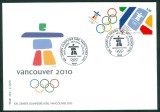 CROATIA 2010 JOCURILE OLIMPICE DE IARNA VANCOUVER FDC