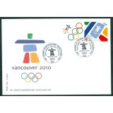 CROATIA 2010 JOCURILE OLIMPICE DE IARNA VANCOUVER FDC