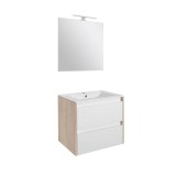 Porto Prime 60 complet stejar sonoma alb