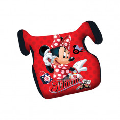 Inaltator Auto Minnie Disney, husa detasabila, 15 - 36 kg, Rosu foto