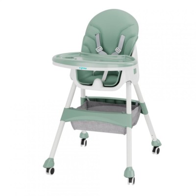 Scaun de masa 2 in 1, pliabil, verde foto