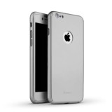 Husa apple iphone 7 joyroom (fata + spate) argintiu + folie de protectie, Flippy