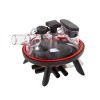 Colector lapte Melasty 240 cm3 complet, camera colectare, capac transparent, 4 intrari 14mm, iesire 20mm, conexiuni vid