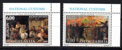 IUGOSLAVIA 1998, EUROPA CEPT, serie neuzata, MNH foto