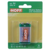 Baterie Hoff, 6LR61 / 9V, alcalina, 1 buc