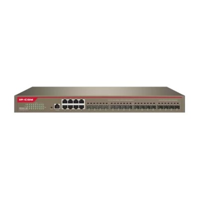 Switch 8 porturi Gigabit, 16 porturi SFP Gigabit, L2 Cloud Management - IP-COM G5324-16F foto