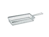 Cos inox, dreptunghiular pentru sandwich/hamburger, Was