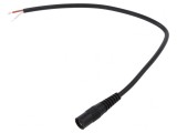Cablu Alimentare DC 5,5/2,1 0,25m