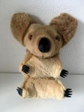 Jucarie veche Koala, Vintage, blana naturala, 19cm, colectie, colectibil