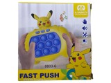 Joc Pop It Pokemon, Flippy, consola, joc interactiv, antistres, cu baterii