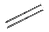 Stergator parbriz Bosch Aerotwin, 3397118948, plat, cauciuc/grafit, auto, sofer/pasager, carlig/universal, negru