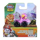 Masinuta Skye Patrula Catelusilor Dino Movie cu figurina, 6,5 cm