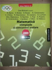 Matematica: Olimpiade si concursuri scolare clasele 7-8 - Dan Branzei, N. Baciu
