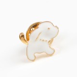 Brosa martisor iepure alb