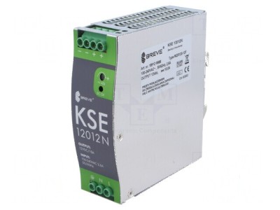 Alimentator pulsatoriu pentru şină DIN 120W 12VDC 10A IP20 foto