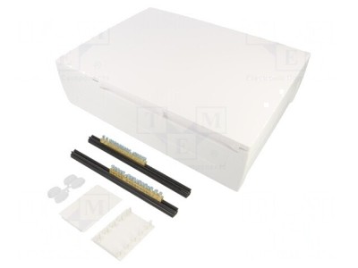 Carcasă pentru aparatură modulară albă 24 module foto