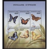 GUINEA 1999 FAUNA INSECTE FLUTURI