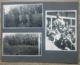 Soldati romani, artilerie, tun// lot 4 fotografii, 1927-1928
