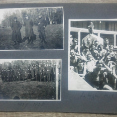 Soldati romani, artilerie, tun// lot 4 fotografii, 1927-1928