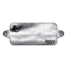 PARASOLAR auto Iggy pentru parbriz, urechi laterale, folie din aluminiu, dimensiune 200 x 70 cm &quot;IGAA-PARAS-200&quot;