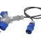 Conector: alimentare AC spliter tată/mamă IP44