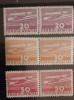 Romania 1936 fondul aviatiei pereche orizontala serie 3v nestampilata, Nestampilat