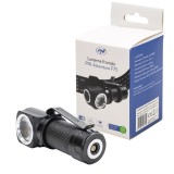 Lanterna frontala PNI Adventure F75 cu led 6W, 600 lm, din aluminiu, cu acumulator si incarcator magnetic cu USB