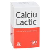 Biofarm Calciu Lactic, 50 comprimate