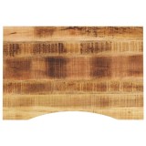 Cumpara ieftin Blat birou cu decupaj curbat 80x50x2,5 cm lemn masiv mango brut