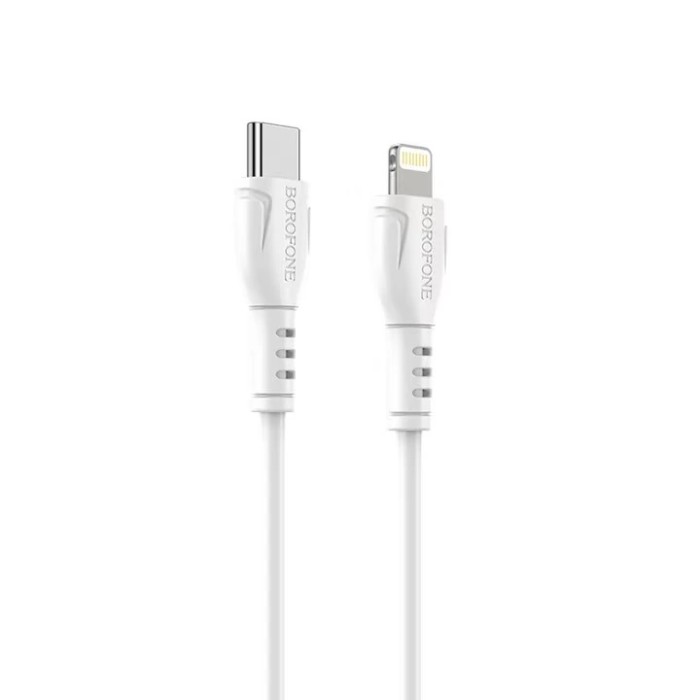 Cablu Borofone 1M Alb BX51 USB-C la Lightning
