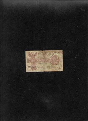 Spania 1 peseta 1937 seria1358156 foto
