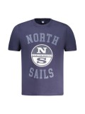 North Sails Tricou barbati, cu imprimeu cu logo si text, Regular fit, Albastru inchis, S, 2XL, 3XL, L, M, XL